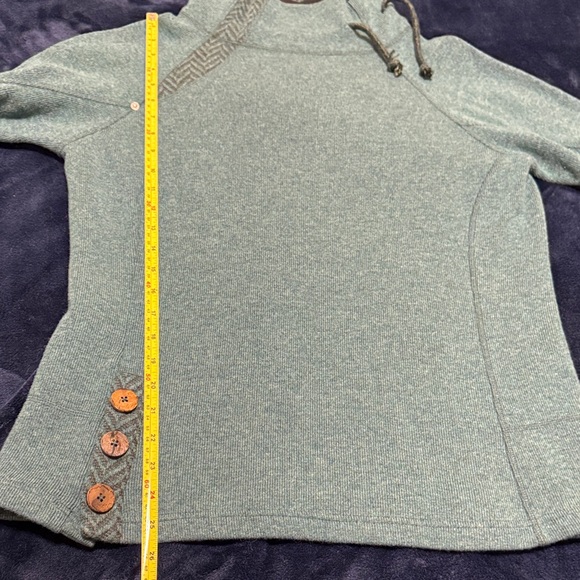 Prana Lucia Balsam Sweater with Asymmetrical Accents, Women’s Large, EUC - Picture 7 of 8